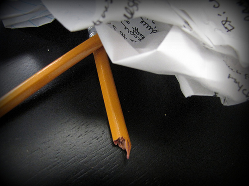 broken pencil